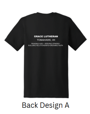 Black Grace Lutheran T-Shirt