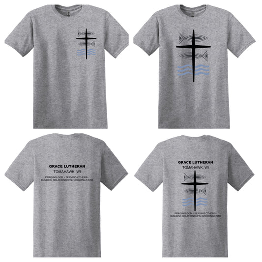 Gray Grace Lutheran T-Shirt