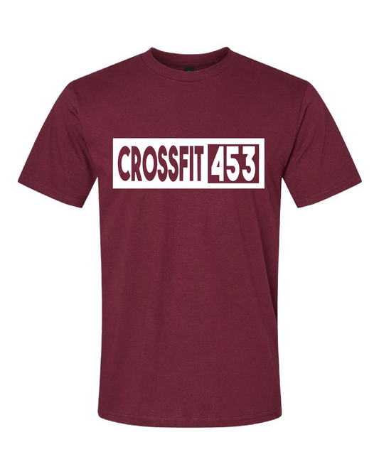 Maroon CROSSFIT 453 t shirt