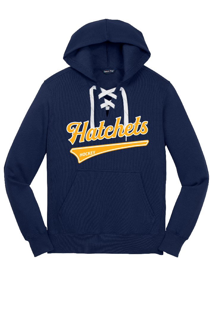 Tomahawk Hockey Lace Up Adult Hoodie