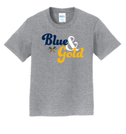 Hatchets Blue & Gold Tee