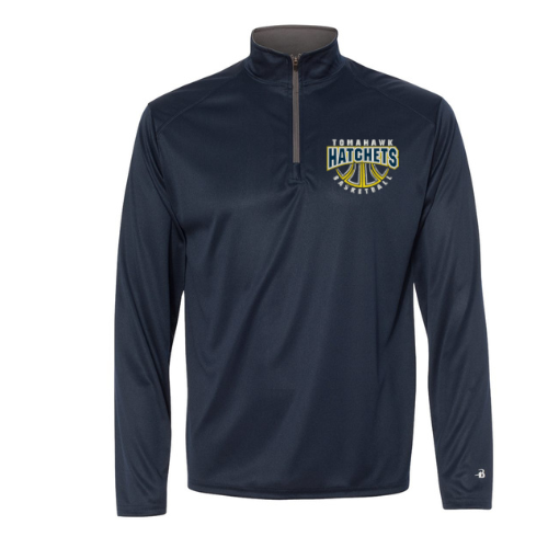 Hatchets Basketball 1/4 zip Unisex