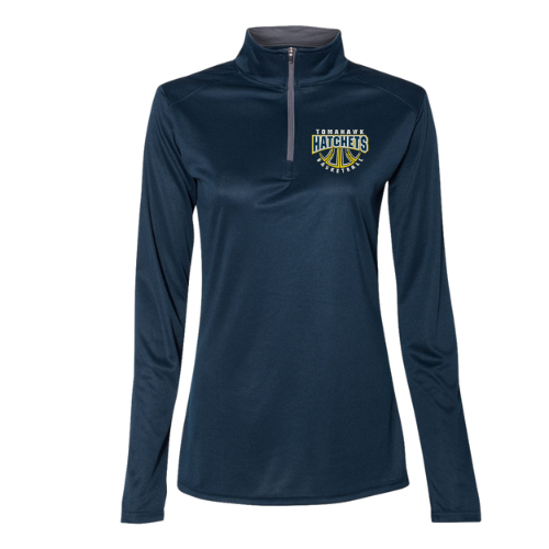 Hatchets Basketball 1/4 zip Ladies