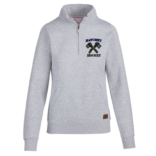 Tomahawk Hockey 2 pocket 1/4 zip fleece pullover - Ladies