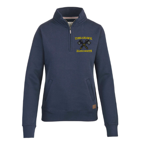 Tomahawk Hatchet 2 pocket 1/4 zip fleece pullover - Ladies