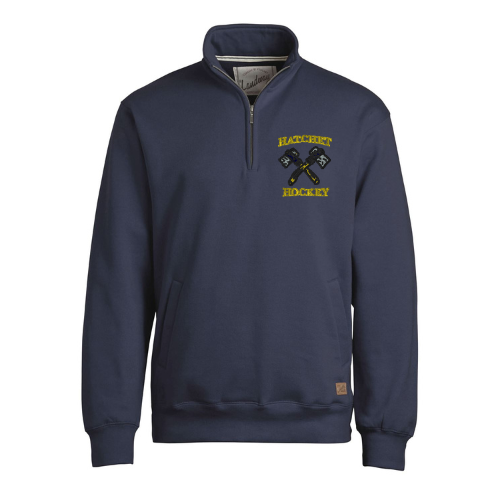 Tomahawk Hockey 2 pocket 1/4 zip fleece pullover - unisex