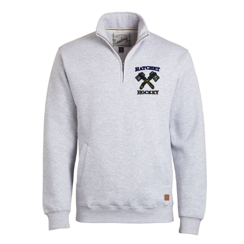 Tomahawk Hockey 2 pocket 1/4 zip fleece pullover - unisex