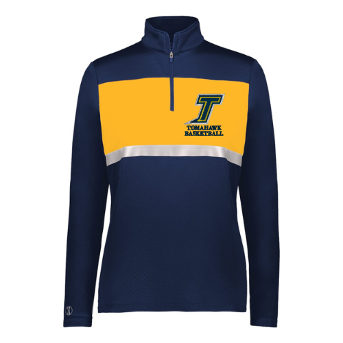 Hatchet Basketball 1/4 zip pullover - Ladies