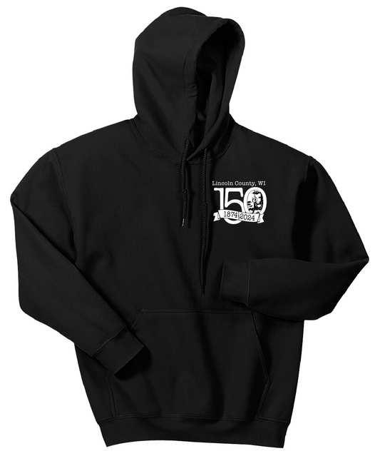 150th Anniversary Black Hooded Sweatshirt