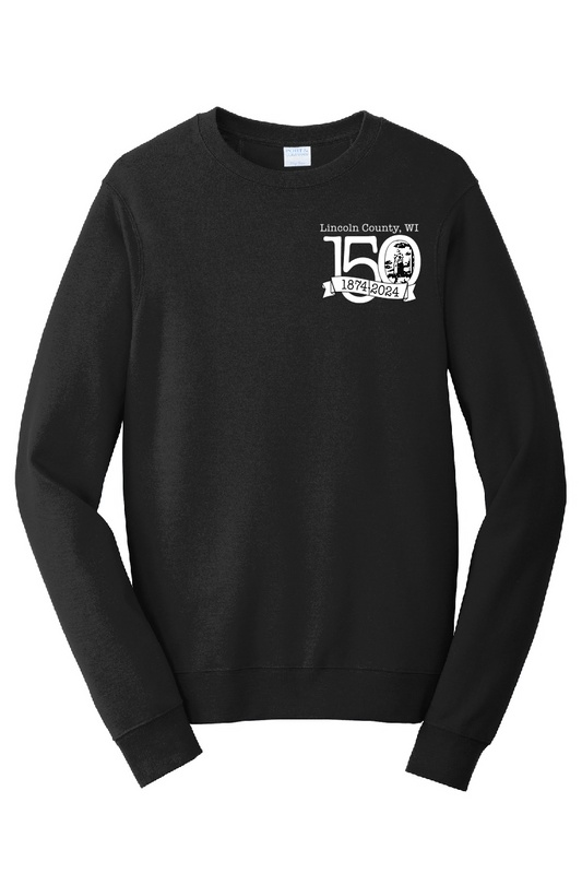 150th Anniversary Black Crewneck Sweatshirt