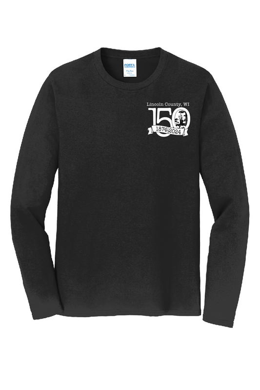 150th Anniversary Black Long Sleeve Tee