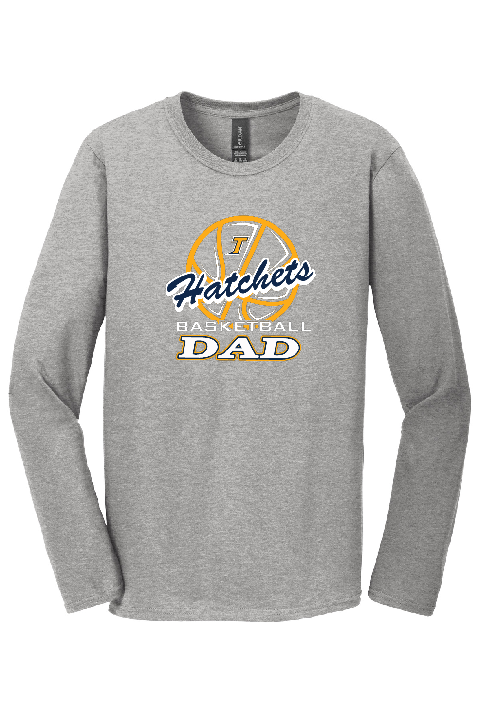 Hatchets Basketball Dad Long Sleeve