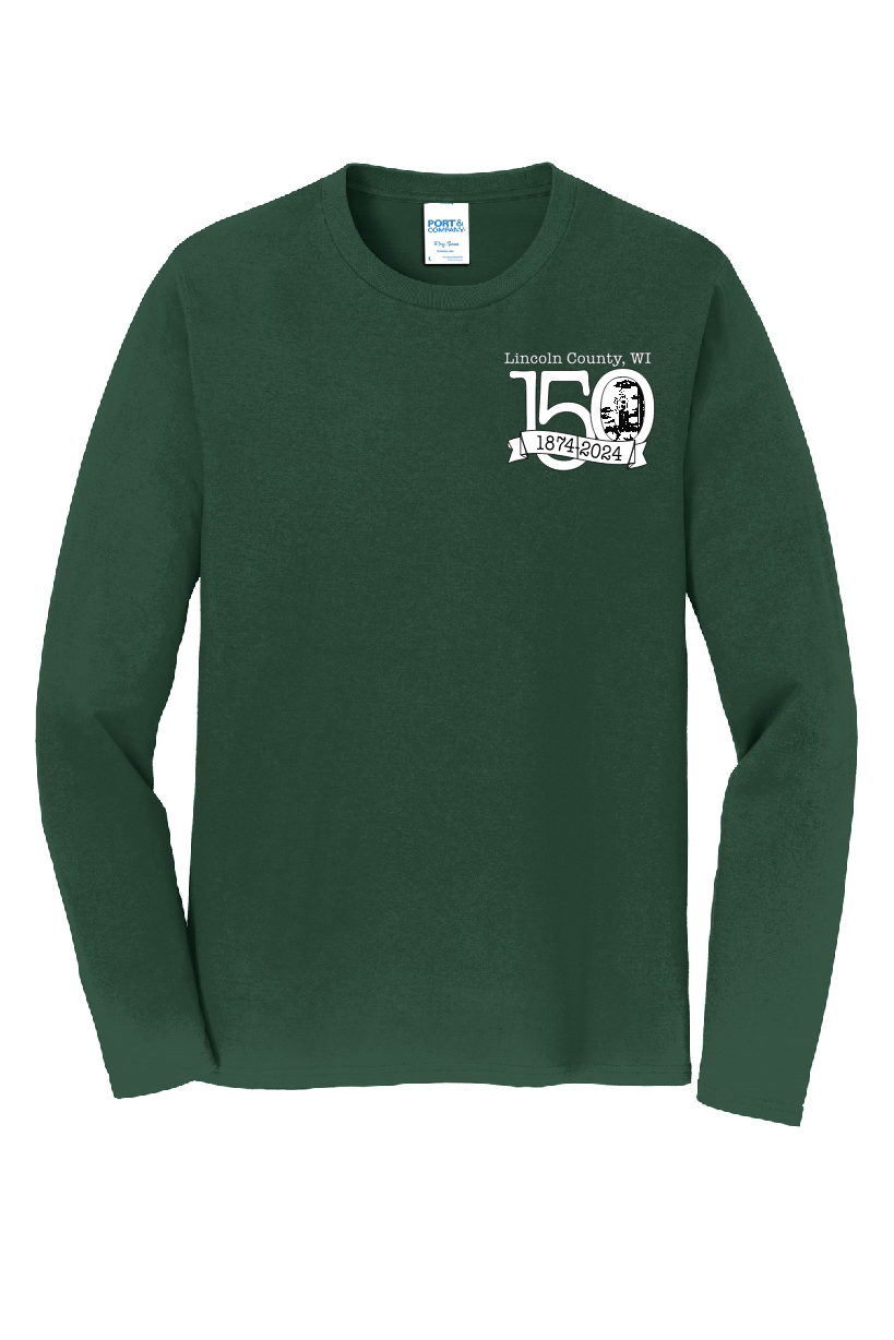 150th Anniversary Green Long Sleeve Tee