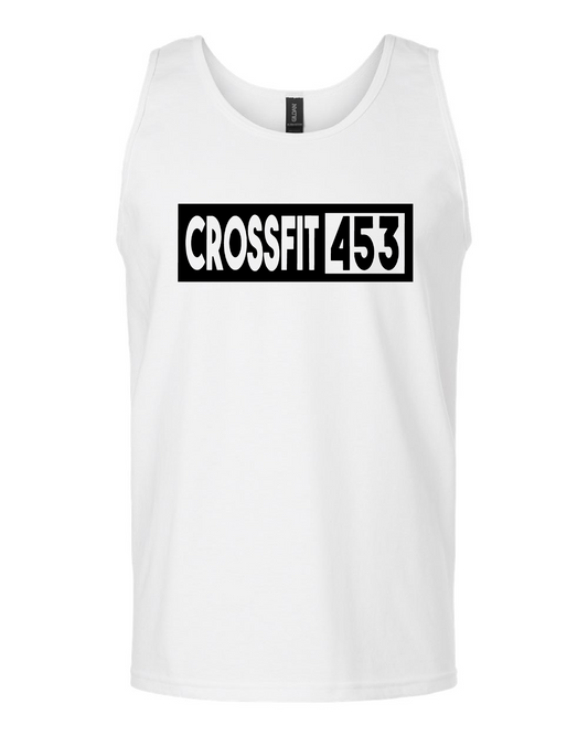 Mens White CROSSFIT 453 tank