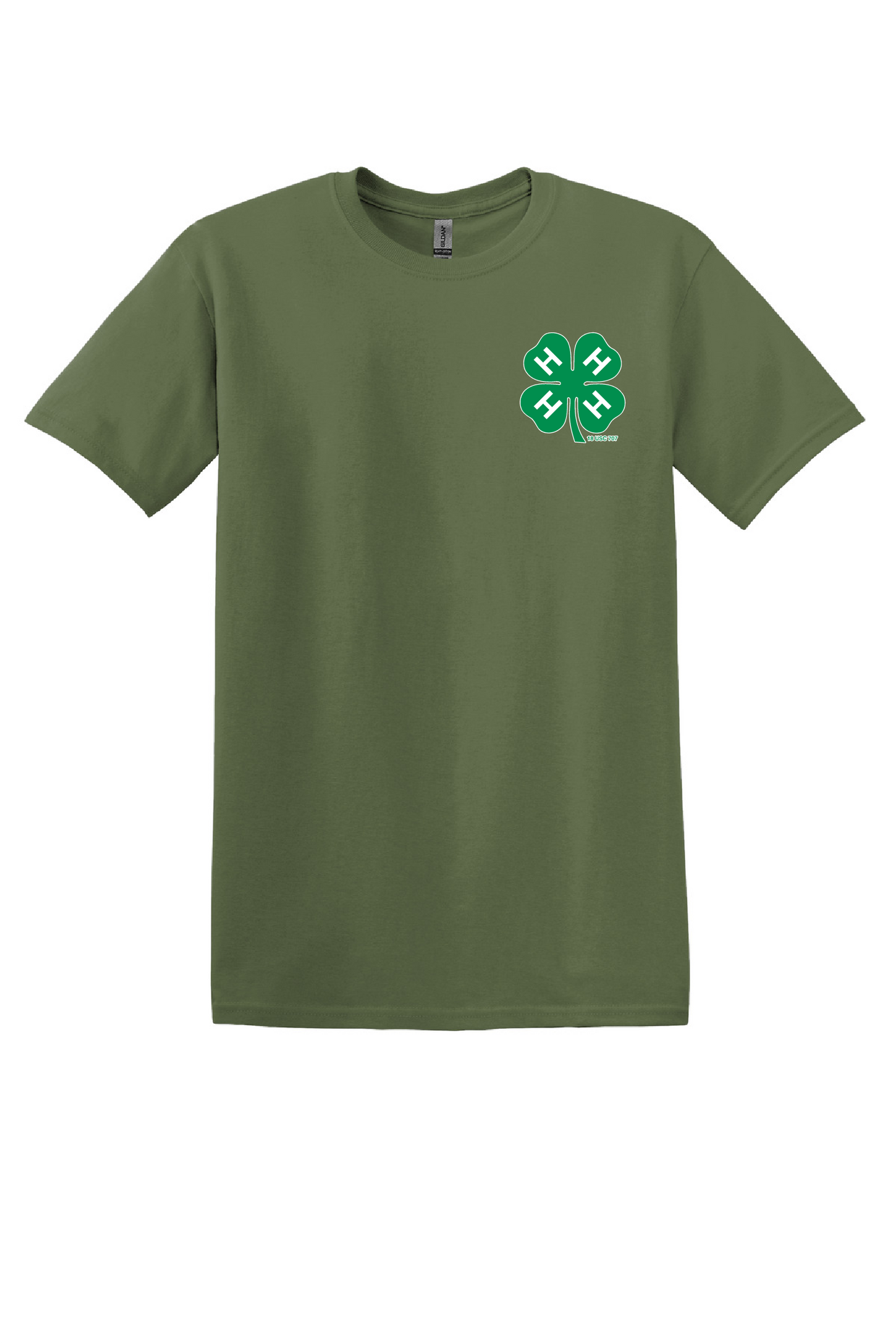 Green 4-H Short Sleeve Tee