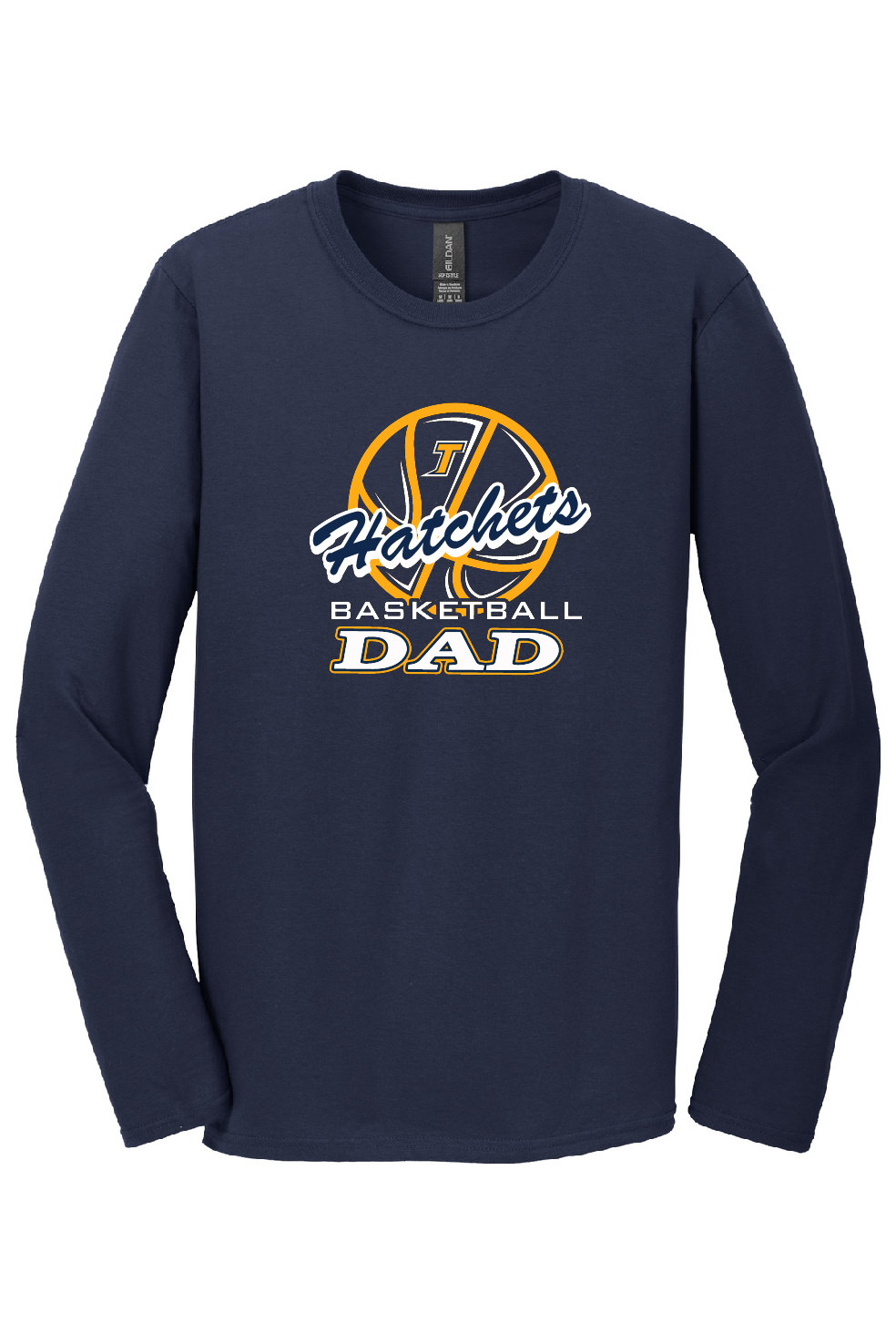 Hatchets Basketball Dad Long Sleeve