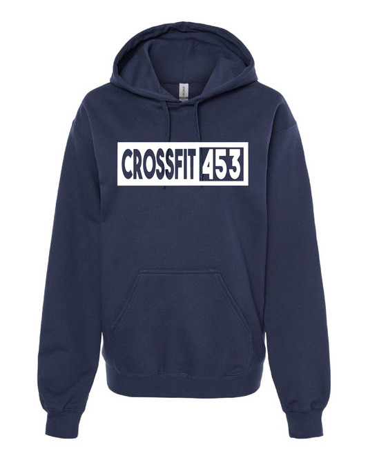 Navy Blue Hooded Sweatshirt