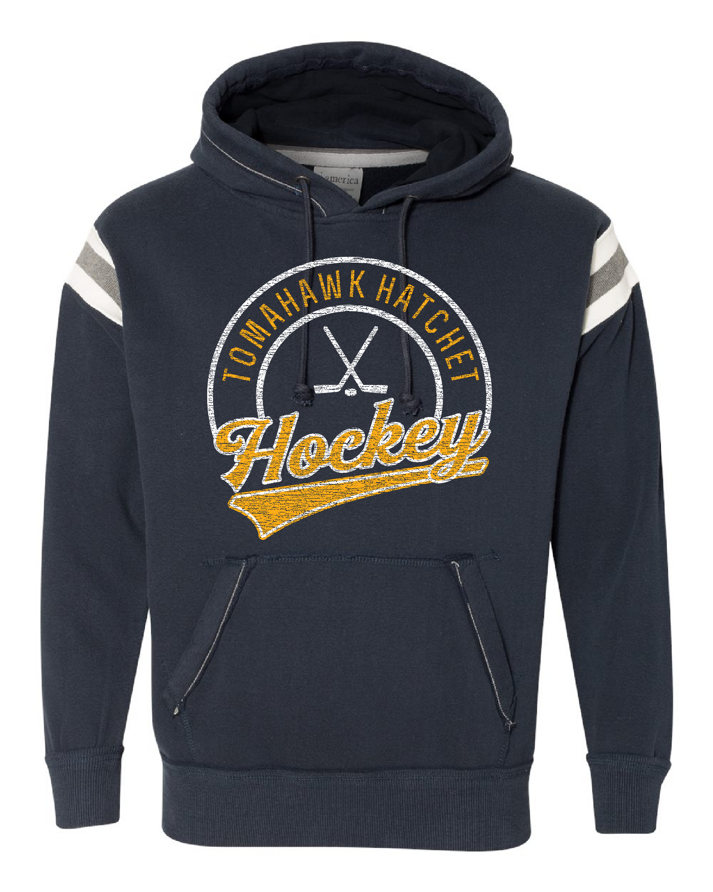 Tomahawk Hockey Vintage Adult Hoodie