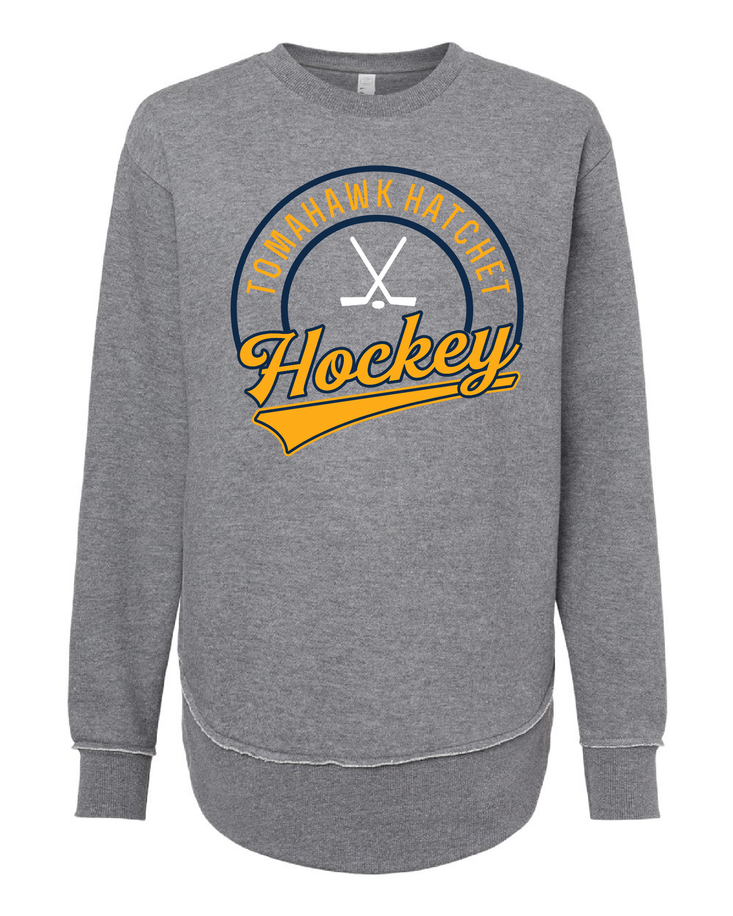 Tomahawk Hockey Ladies Crewneck Sweatshirt